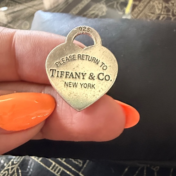 Tiffany & Co. Jewelry - Tiffany & Co. Silver Heart Charm Pendant Vintage “Return to Tiffany Heart” 925